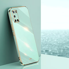 XINLI Straight Edge 6D Electroplate TPU Phone Case, For OPPO A9 2020 / A11x, For OPPO A15, For OPPO A52