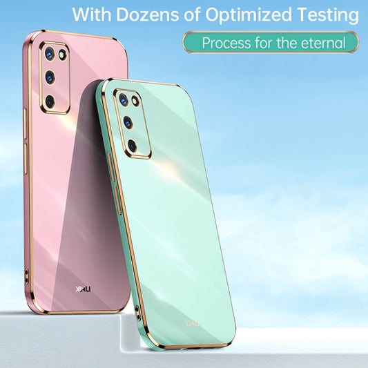 XINLI Straight Edge 6D Electroplate TPU Phone Case