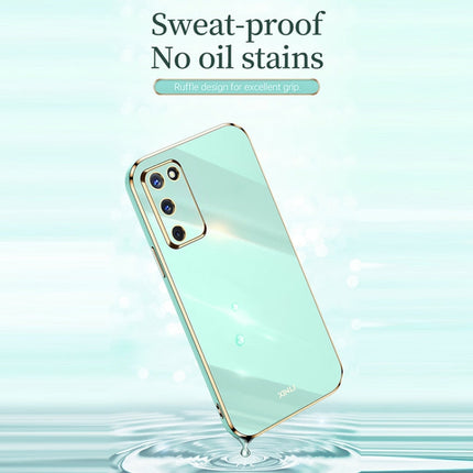 XINLI Straight Edge 6D Electroplate TPU Phone Case