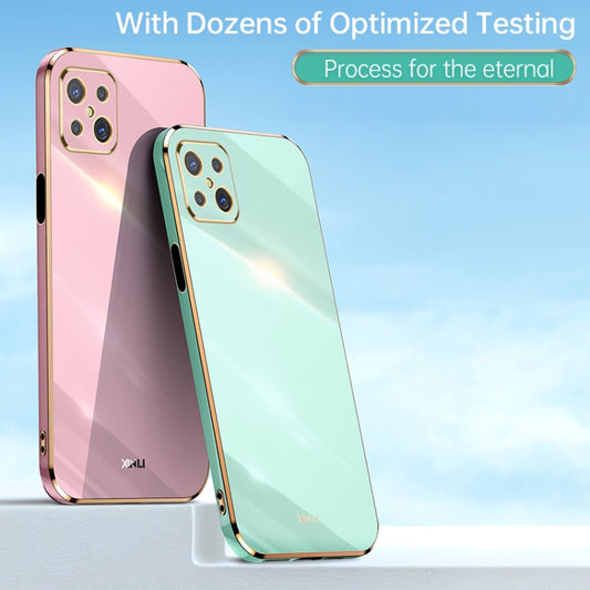 XINLI Straight Edge 6D Electroplate TPU Phone Case