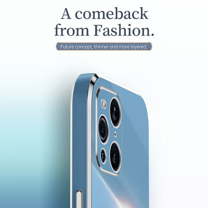 XINLI Straight Edge 6D Electroplate TPU Phone Case