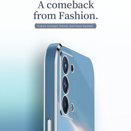 XINLI Straight Edge 6D Electroplate TPU Phone Case