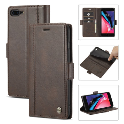 LC.IMEEKE Magnetic Buckle PU + TPU Horizontal Flip Leather Case with Holder & Card Slots & Wallet, For iPhone 8 Plus & 7 Plus, For iPhone X / XS, For iPhone XS Max, For iPhone XR