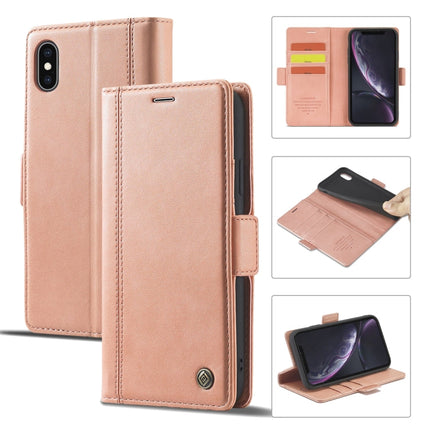 LC.IMEEKE Magnetic Buckle PU + TPU Horizontal Flip Leather Case with Holder & Card Slots & Wallet, For iPhone 8 Plus & 7 Plus, For iPhone X / XS, For iPhone XS Max, For iPhone XR