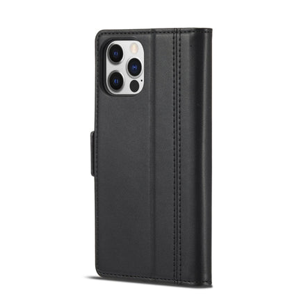 LC.IMEEKE Magnetic Buckle PU + TPU Horizontal Flip Leather Case with Holder & Card Slots & Wallet, For iPhone 12 / 12 Pro, For iPhone 12 mini