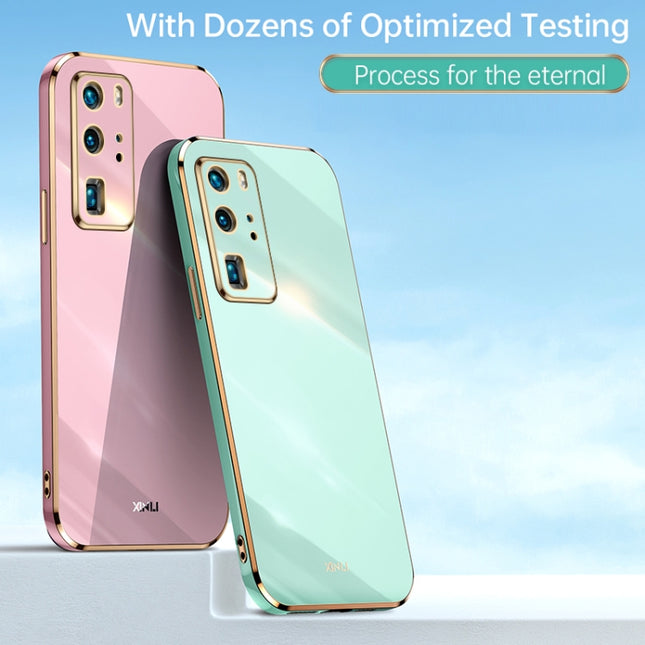 XINLI Straight Edge 6D Electroplate TPU Phone Case, For Huawei P40 Pro, For Honor 20, For Honor 20 Pro