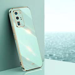 XINLI Straight Edge 6D Electroplate TPU Phone Case