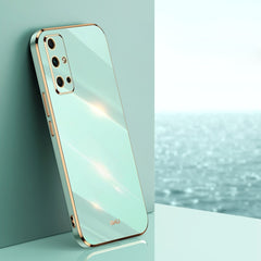 XINLI Straight Edge 6D Electroplate TPU Phone Case