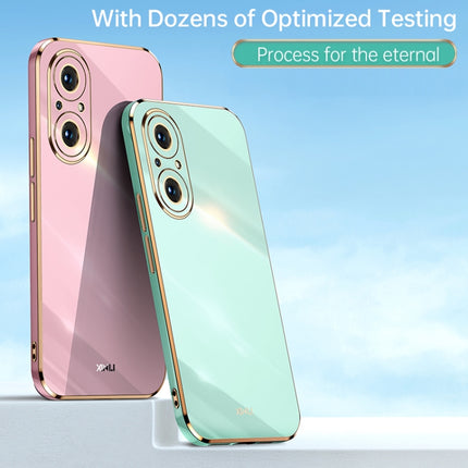 XINLI Straight Edge 6D Electroplate TPU Phone Case, For Honor 50 SE, For Honor Play 3, For Honor Play 5T Youth