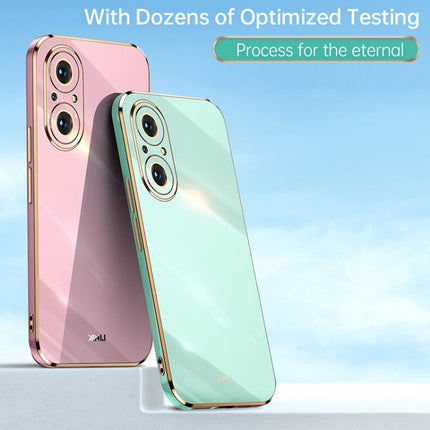 XINLI Straight Edge 6D Electroplate TPU Phone Case, For Honor 50 SE, For Honor Play 3, For Honor Play 5T Youth