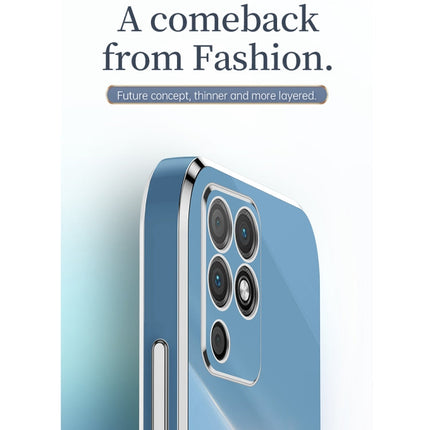 XINLI Straight Edge 6D Electroplate TPU Phone Case