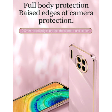 XINLI Straight Edge 6D Electroplate TPU Phone Case with Ring Holder
