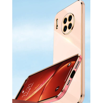 XINLI Straight Edge 6D Electroplate TPU Phone Case with Ring Holder