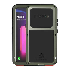 LOVE MEI Metal Shockproof Waterproof Dustproof Protective Case with Glass, For Samsung Galaxy A41, For LG V60 ThinQ 5G