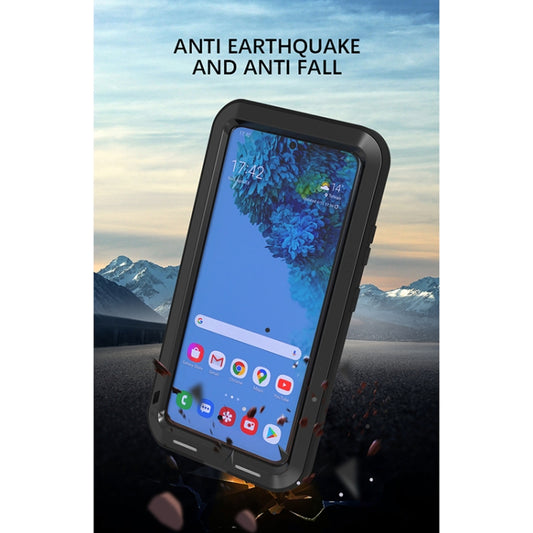 LOVE MEI Metal Shockproof Waterproof Dustproof Protective Case without Glass, For Samsung Galaxy S21 Ultra 5G