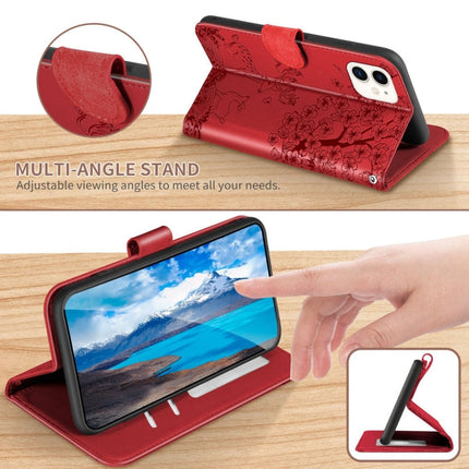 Sika Deer Embossing Pattern Horizontal Flip PU Leather Case with Holder & Card Slot & Wallet & Photo Frame, For iPhone 12 mini, For iPhone 12 Pro Max, For iPhone 13, For iPhone 13 mini