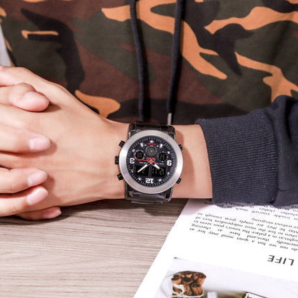 SKMEI 1642 Three-time Display Luminous Electronic Watch, Support Alarm Clock