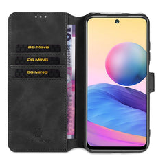 DG.MING Retro Oil Side Horizontal Flip Leather Case with Holder & Card Slots & Wallet, For Xiaomi Redmi Note 10 5G, For Samsung Galaxy A03s 164mm, For Samsung Galaxy A22 4G, For Samsung Galaxy A22 5G, For OnePlus 9R