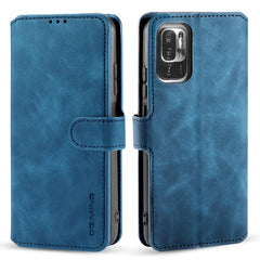 DG.MING Retro Oil Side Horizontal Flip Leather Case with Holder & Card Slots & Wallet, For Xiaomi Redmi Note 10 5G, For Samsung Galaxy A03s 164mm, For Samsung Galaxy A22 4G, For Samsung Galaxy A22 5G, For OnePlus 9R