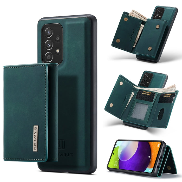 DG.MING M1 Series 3-Fold Multi Card Wallet + Magnetic Back Cover Shockproof Case with Holder Function, For Samsung Galaxy A52 5G / 4G, For Samsung Galaxy A72 5G / 4G, For Samsung Galaxy Note20, For Samsung Galaxy S20 FE