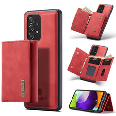 DG.MING M1 Series 3-Fold Multi Card Wallet + Magnetic Back Cover Shockproof Case with Holder Function, For Samsung Galaxy A02s, For Samsung Galaxy A32 5G, For Samsung Galaxy A42 5G, For Samsung Galaxy A52 5G / 4G, For Samsung Galaxy A72 5G / 4G��������...