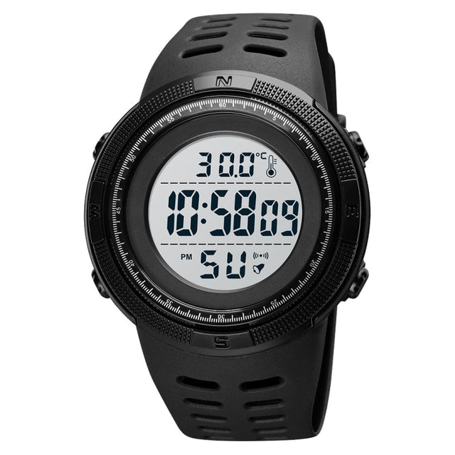 SKMEI 1681 Multifunctional LED Digital Display Luminous Electronic Watch, Support Body / Ambient Temperature Measurement
