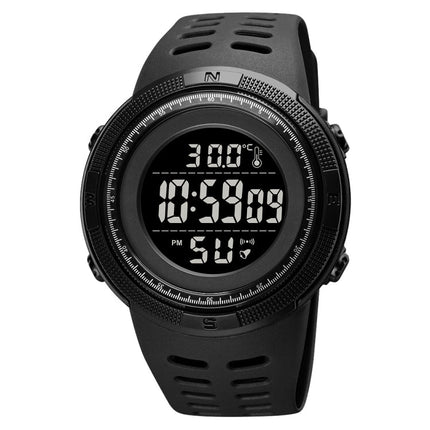 SKMEI 1681 Multifunctional LED Digital Display Luminous Electronic Watch, Support Body / Ambient Temperature Measurement