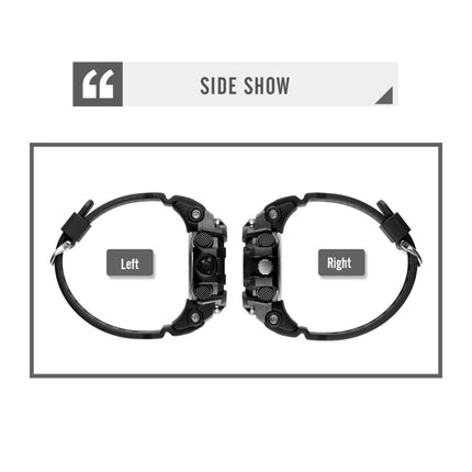 SKMEI 1725 Three Time LED Digital Display Timing Luminous Electronic Watch