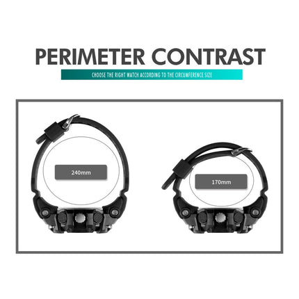 SKMEI 1725 Three Time LED Digital Display Timing Luminous Electronic Watch