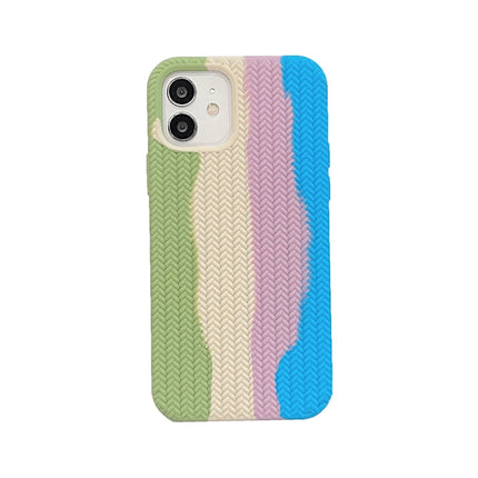 Herringbone Texture Silicone Protective Case, For iPhone 11