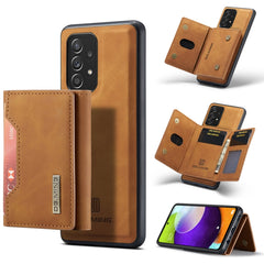 DG.MING M2 Series 3-Fold Multi Card Bag + Magnetic Back Cover Shockproof Case with Wallet & Holder Function, For Samsung Galaxy A02s, For Samsung Galaxy A32 5G, For Samsung Galaxy A42 5G, For Samsung Galaxy A52 5G / 4G, For Samsung Galaxy A72 5G / 4G��...