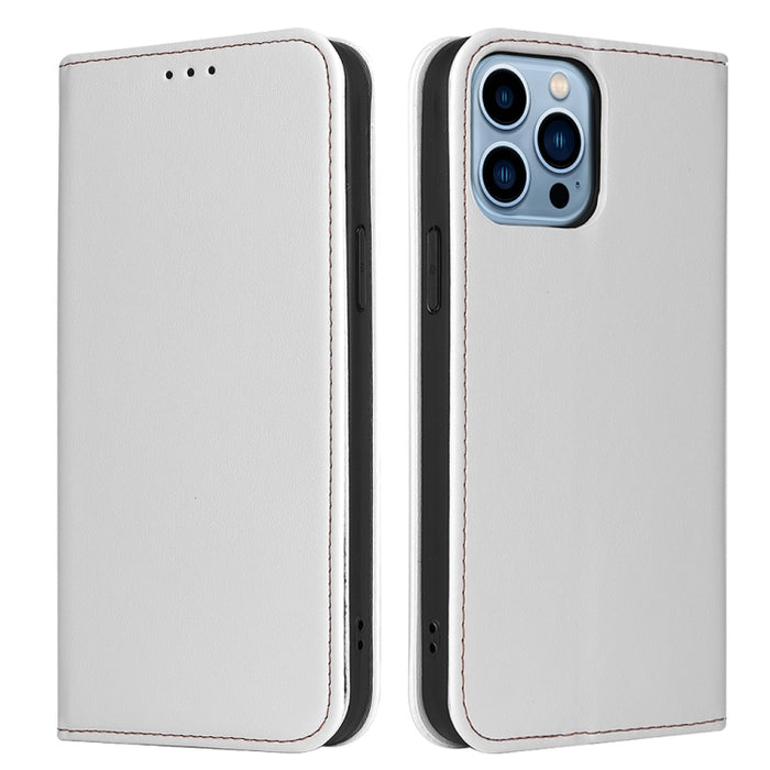 Fierre Shann PU Leather Texture Horizontal Flip Leather Case with Holder & Card Slots & Wallet, For iPhone 13 Pro Max, For iPhone 13 mini, For iPhone 13, For iPhone 13 Pro
