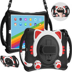 For iPad 10.2 2021 / 2020 / 2019 / Pro 10.5 / Air 10.5 / Black Red