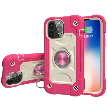 Shockproof Silicone + PC Protective Case with Dual-Ring Holder, For iPhone 13 Pro, For iPhone 13 Pro Max