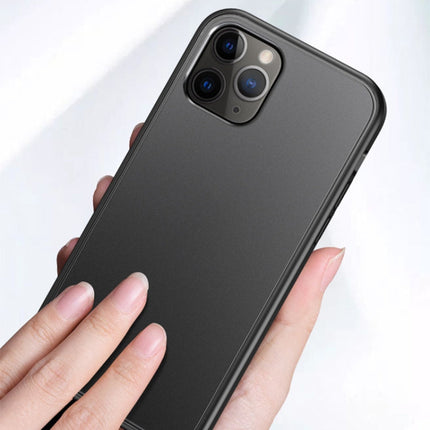 Skin Feel Frosted PC + TPU Shockproof Case with Color Button, For iPhone 12 mini, For iPhone 12 / 12 Pro, For iPhone 12 Pro Max