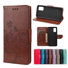 Butterfly Flower Pattern Horizontal Flip Leather Case with Holder & Card Slots & Wallet, For Samsung Galaxy A03s 164mm, For iPhone 13 mini, For iPhone 13