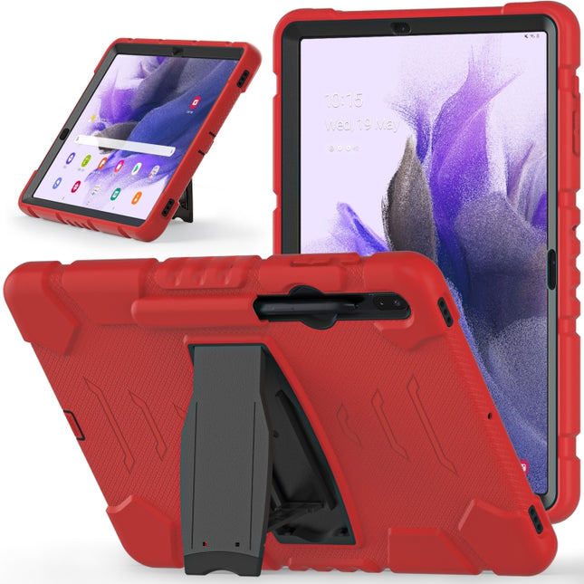 3-Layer Protection Screen Frame + PC + Silicone Shockproof Combination Case with Holder