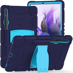 3-Layer Protection Screen Frame + PC + Silicone Shockproof Combination Case with Holder, For Samsung Galaxy Tab S7+/S7 FE 12.4 inch
