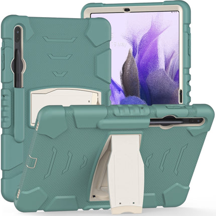 3-Layer Protection Screen Frame + PC + Silicone Shockproof Combination Case with Holder