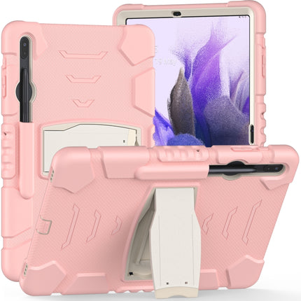3-Layer Protection Screen Frame + PC + Silicone Shockproof Combination Case with Holder