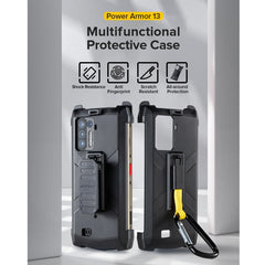 Multifunctional TPU + PC Protective Case with Back Clip & Carabiner, For Ulefone Armor 13