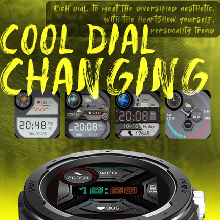 NORTH EDGE Mars 2 1.4 inch Full Touch Screen Outdoor Sports Bluetooth Smart Watch, Support Heart Rate / Sleep / Blood Pressure / Blood Oxygen Monitoring & Remote Control Camera & 7 Sports Modes