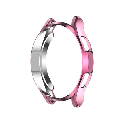 Electroplating Hollow Half-pack TPU Protective Case, For Samsung Galaxy Watch4 Classic 42mm, For Samsung Galaxy Watch4 Classic 46mm