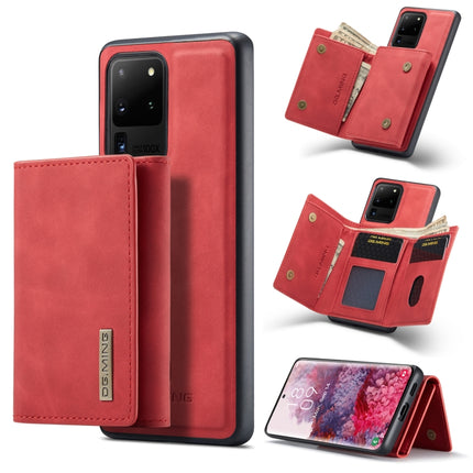 DG.MING M1 Series 3-Fold Multi Card Wallet  Back Cover Shockproof Case with Holder Function