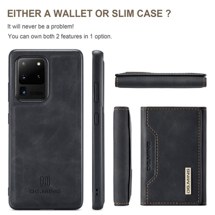 DG.MING M2 Series 3-Fold Multi Card Bag Back Cover Shockproof Case with Wallet & Holder Function