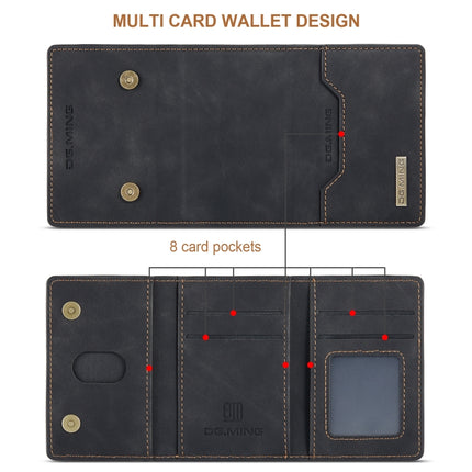 DG.MING M2 Series 3-Fold Multi Card Bag Back Cover Shockproof Case with Wallet & Holder Function