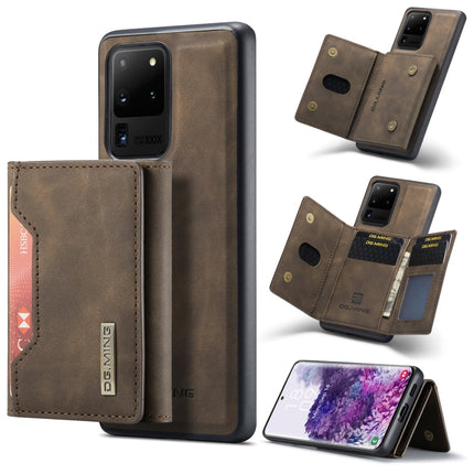 DG.MING M2 Series 3-Fold Multi Card Bag Back Cover Shockproof Case with Wallet & Holder Function