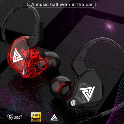 QKZ AK6 3.5mm In-Ear Wired Subwoofer Sports Earphone, Cable Length: About 1.2m