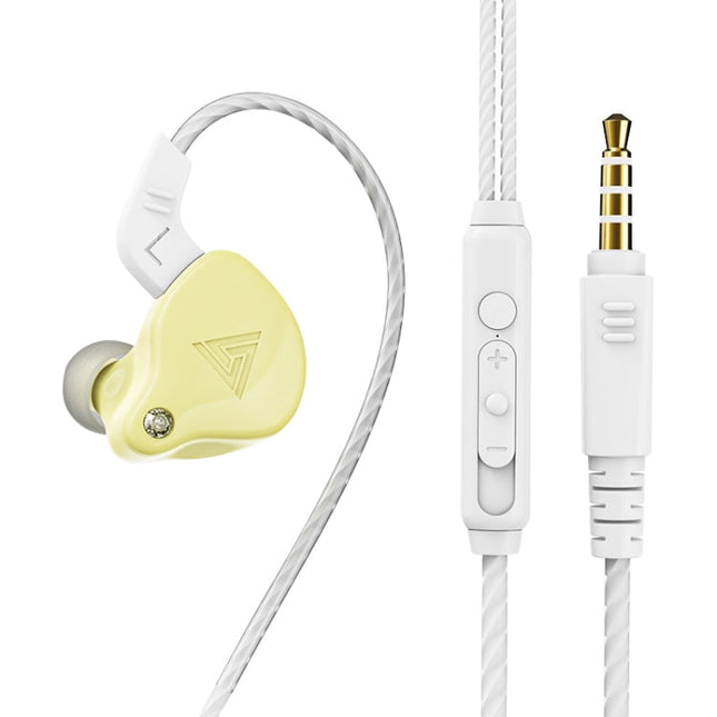 QKZ AK6-X 3.5mm In-Ear Wired Subwoofer Sports Earphone with Microphone, Cable Length: About 1.2m