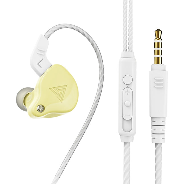 QKZ AK6-X 3.5mm In-Ear Wired Subwoofer Sports Earphone with Microphone, Cable Length: About 1.2m